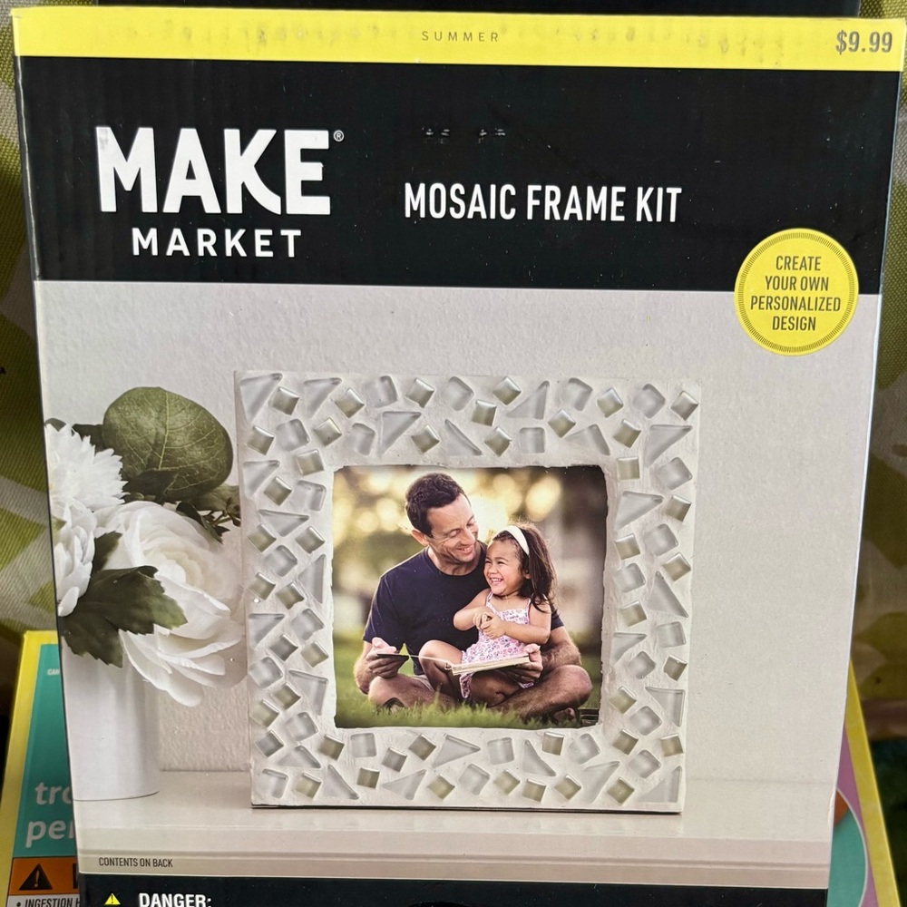Makers Market Cream Mosaic Frame Kit